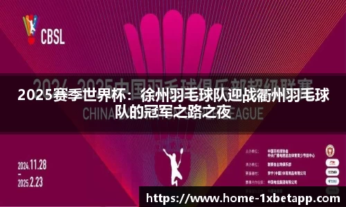 2025赛季世界杯：徐州羽毛球队迎战衢州羽毛球队的冠军之路之夜
